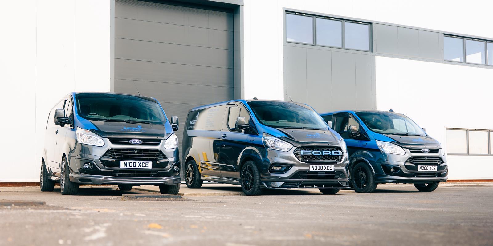 Fleet outside the workshop